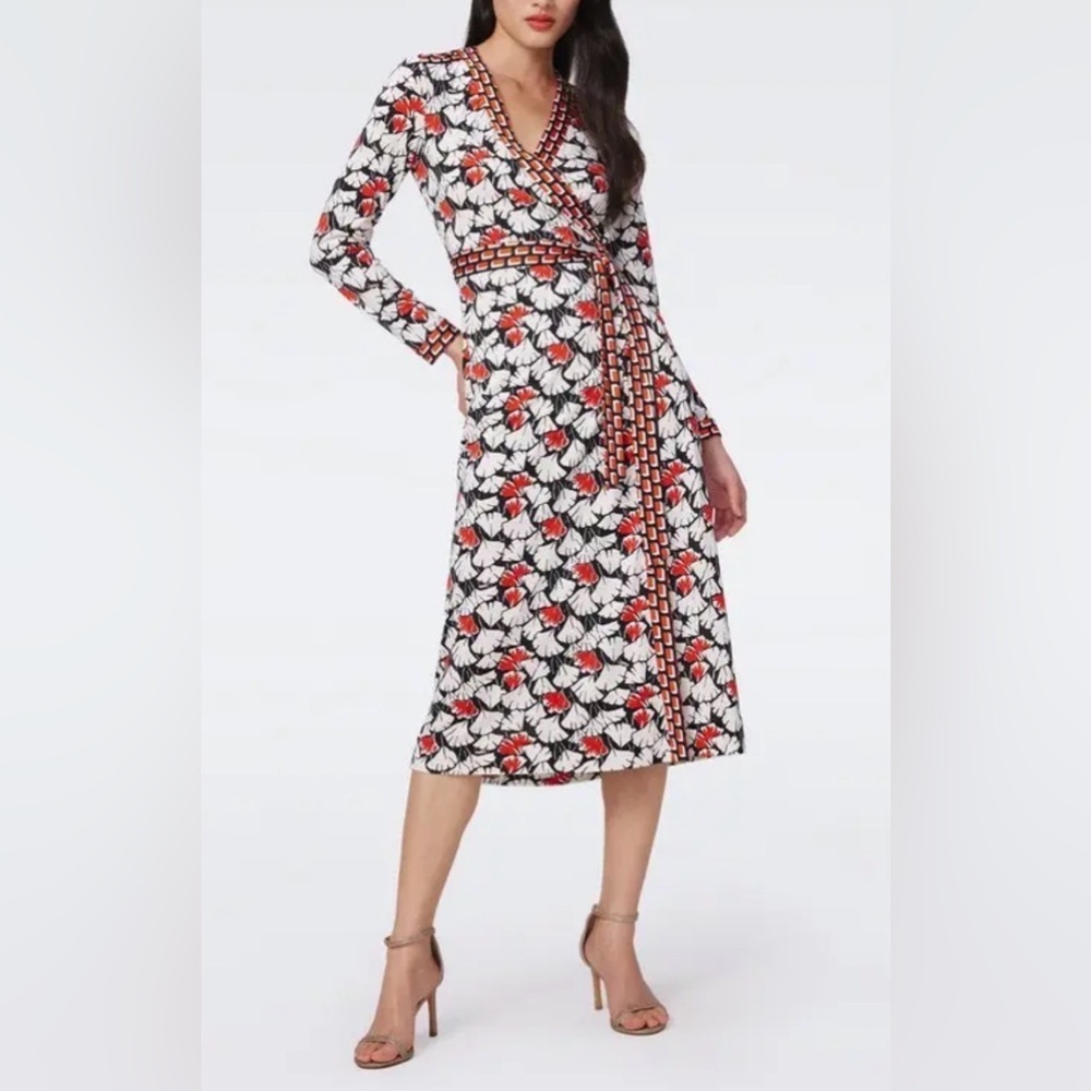 Diane Von Furstenberg Danica Silk Jersey Wrap Dress